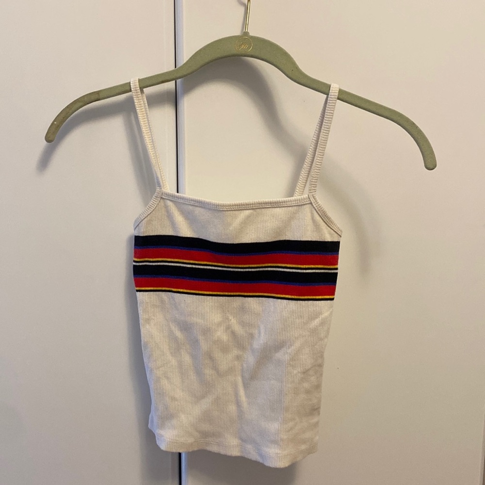 Rib knit cropped tank